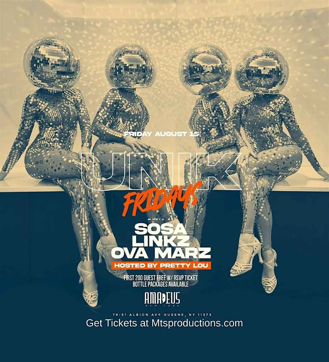 Unik Fridays at Amadeus Nightclub Queens NY – August 15th, 2025